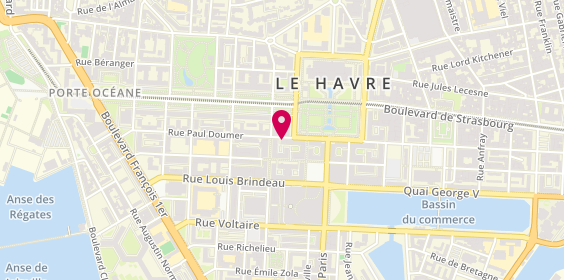 Plan de Pharmacie Doumer, 98 Rue Paul Doumer, 76600 Le Havre