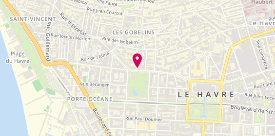 Plan de Pharmacie Saint Roch, 52 Rue Georges Braque, 76600 Le Havre