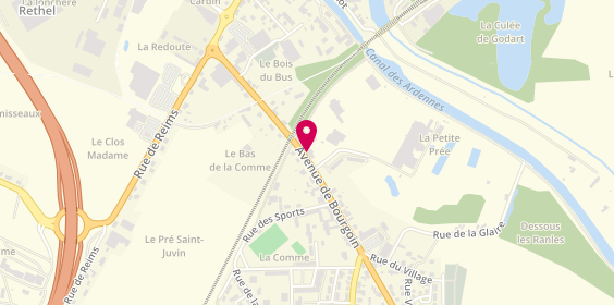 Plan de Pharmacie Saint Rémi, 33 Avenue de Bourgoin, 08300 Sault-lès-Rethel