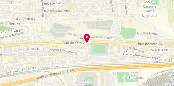 Plan de Pharmacie du Stade, 292 Rue de Verdun, 76600 Le Havre