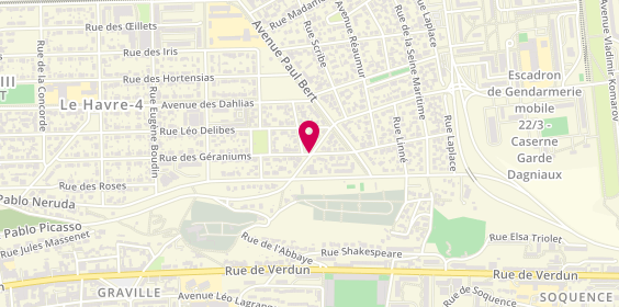 Plan de Pharmacie d'Aplemont, Pharmacie d'Applemont
54 Rue Eugène Boudin, 76610 Le Havre