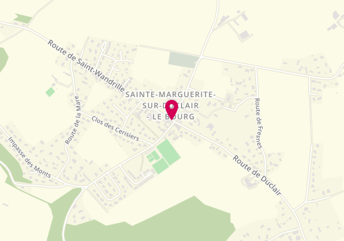 Plan de Pharmacie Naveau, 2 Route de Saint Wandrille, 76480 Sainte-Marguerite-sur-Duclair