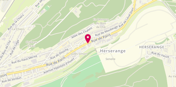 Plan de Pharmacie de la Renouée, 128 Rue de Paris, 54440 Herserange
