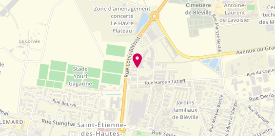 Plan de Pharmacie du Grand Hameau, 79 Rue Claude Levis Strauss, 76620 Le Havre