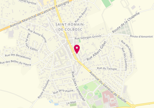Plan de Pharmavie, 28 Place des Anciens Combattants, 76430 Saint-Romain-de-Colbosc