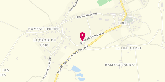 Plan de Pharmacie Lefrançois, 27 Route de Saint Jouvin, 50700 Brix