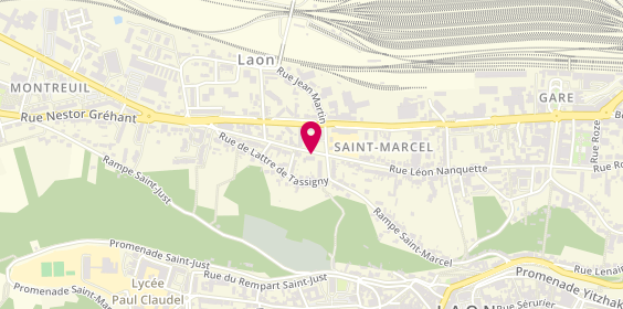 Plan de SELURL Pharmacie Fayet, 9 Rue Jean Baptiste Lebas, 02000 Laon