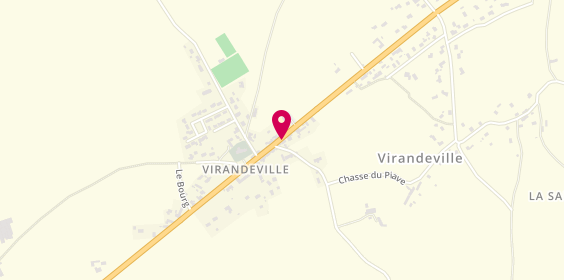 Plan de Pharmacie de Virandeville, 56 le Bourg, 50690 Virandeville