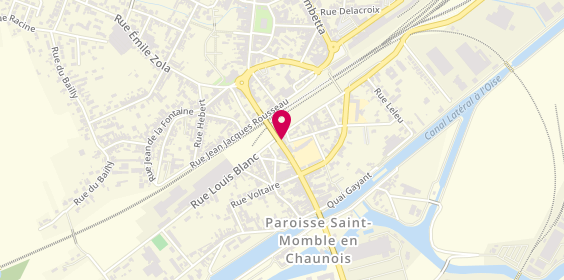 Plan de Pharmacie de la Chaussée, 61 Rue de la Chaussée, 02300 Chauny
