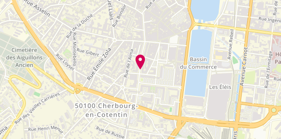 Plan de Pharmacie Schuman, 43 Boulevard Schuman, 50100 Cherbourg-en-Cotentin
