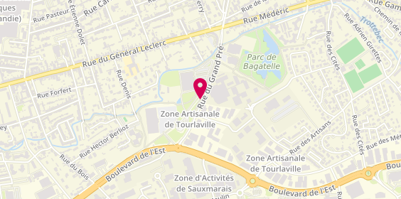 Plan de Pharmacie Vasselin, 550 Rue du Grand Pré, 50110 Cherbourg-en-Cotentin