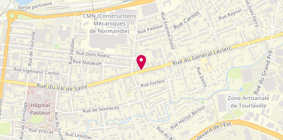 Plan de Cap Vital Sante, 15 Rue du Général Leclerc, 50110 Tourlaville
