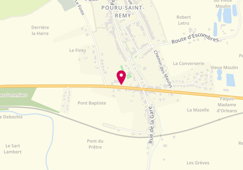 Plan de Pharmacie Mougin Bénédicte, 5 Route Nationale, 08140 Pouru-Saint-Remy