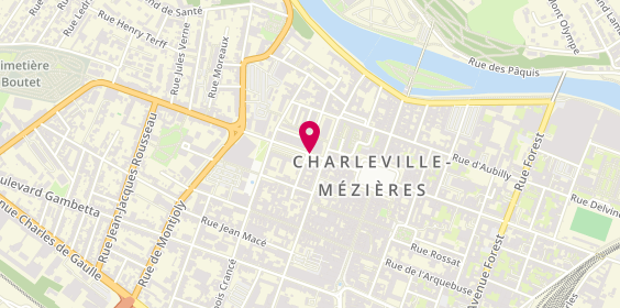 Plan de Pharmacie de Nevers, 8 Place de Nevers, 08000 Charleville-Mézières