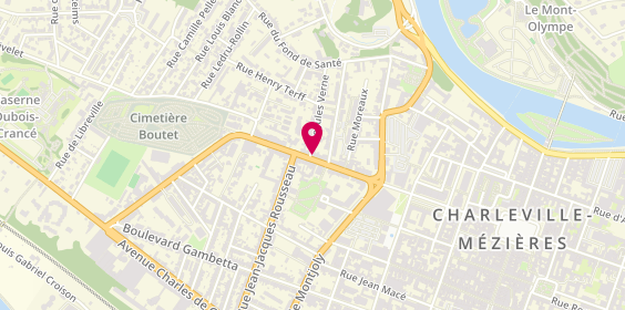 Plan de Doctipharma, 54 Avenue Charles Boutet, 08000 Charleville-Mézières
