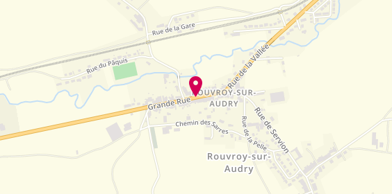 Plan de Pharmacie de Rouvroy, 149 Rue Grande Rue, 08150 Rouvroy-sur-Audry
