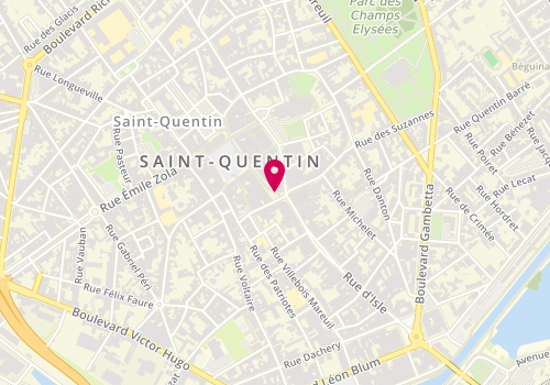 Plan de Pharmacie Saint-Jacques, 35 Rue Sellerie, 02100 Saint-Quentin