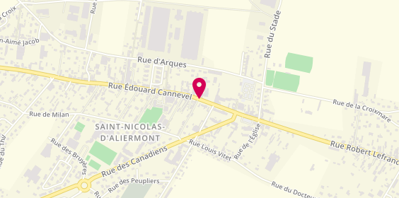 Plan de Pharmacie Jouen Gode, 152 Rue Edouard Cannevel, 76510 Saint-Nicolas-d'Aliermont