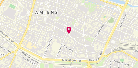 Plan de Pharmacie des Jacobins, 18 Rue Ernest Cauvin, 80000 Amiens