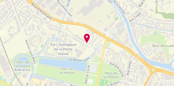 Plan de Pharmacie de la Hotoie, 10 Rue Faubourg de Hem, 80000 Amiens