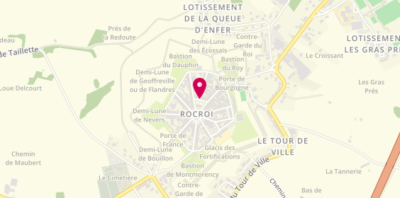 Plan de Pharmacie RACOUR DEPREUVE, 6 Place Verte, 08230 Rocroi