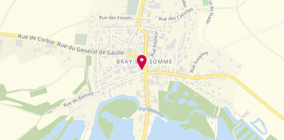 Plan de Pharmacie Demazeau - Parin, 10 place de la Liberté, 80340 Bray-sur-Somme