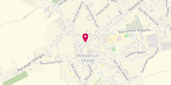 Plan de Pharmacie de l'Aisne, 98 Rue de la Republique, 02230 Fresnoy-le-Grand