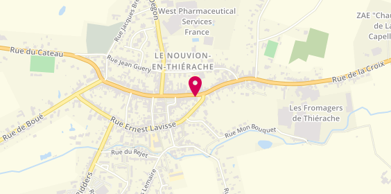 Plan de Pharmacie Michel et Villeneuve, 18 Rue Théodore Blot, 02170 Le Nouvion-en-Thiérache