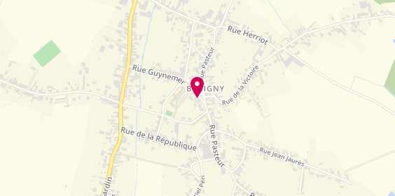 Plan de Pharmacie des 2 Villages, 3 Rue Guynemer, 59137 Busigny