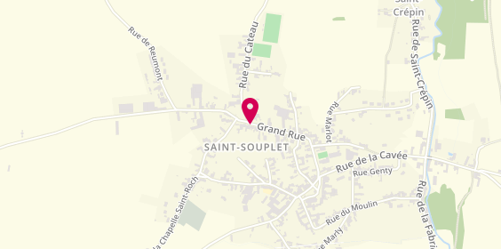 Plan de Pharmacie de Saint Souplet, 21 Grand Rue, 59360 Saint-Souplet