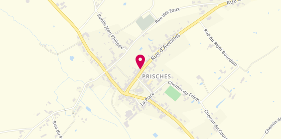 Plan de Pharmacie Vitoux Gillet, 41 Route d'Avesnes, 59550 Prisches