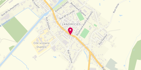 Plan de Pharmacie Obled Deneubourg, 1 Rue du Général de Gaulle, 59550 Landrecies