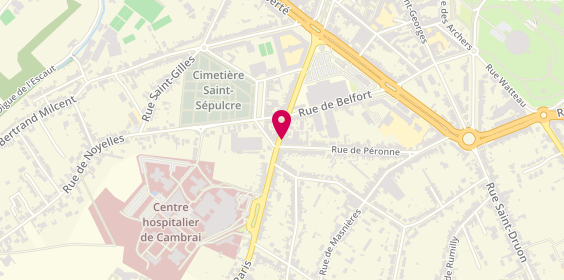 Plan de Pharmacie Saint Paul, 353 Avenue de Paris, 59400 Cambrai