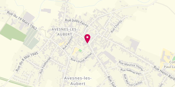 Plan de Pharmacie Christophe Morelle, 7 place Jean Jaurès, 59129 Avesnes-les-Aubert