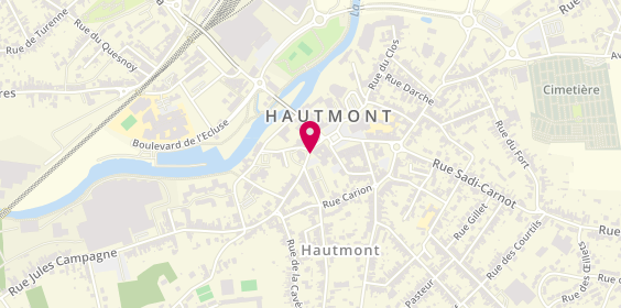 Plan de Pharmacie Matton, 5 Place de la Liberation, 59330 Hautmont