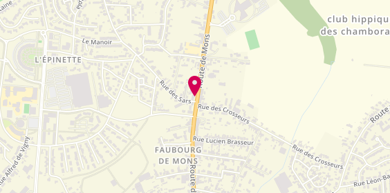 Plan de Pharmacie du Faubourg de Mons, 103 Route de Mons, 59600 Maubeuge