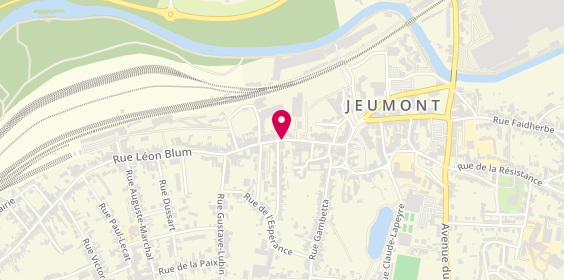 Plan de Pharmacie Jeumontoise, 548 Rue Hector Despret, 59460 Jeumont