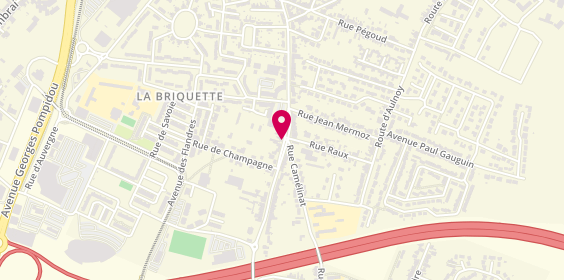 Plan de Pharmacie de la Briquette, 4 Rue Paul Vaillant Couturier, 59770 Marly