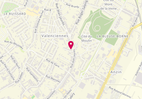Plan de Pharmacie Place Verte, 177 Rue Jean Jaurès, 59192 Beuvrages
