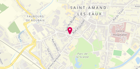 Plan de Pharmacie de l'Amandinois Ii, 68 Rue d'Orchies, 59230 Saint-Amand-les-Eaux