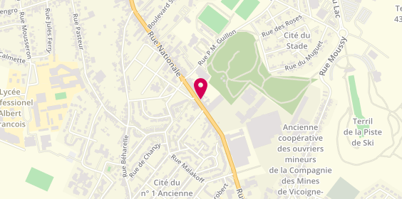 Plan de Pharmacie de la Place Verte, 389 Rue Nationale, 62290 Nœux-les-Mines