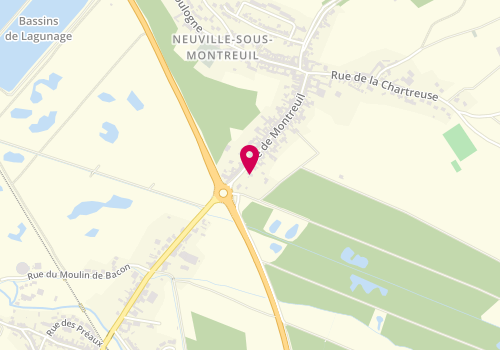 Plan de Pharmacie Saint Hubert, 73 Route de Montreuil, 62170 Neuville-sous-Montreuil