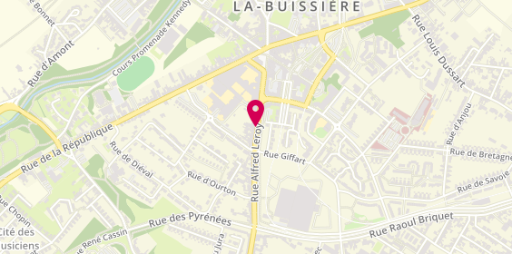Plan de Giropharm, 272 Rue Alfred Leroy, 62700 Bruay-la-Buissière