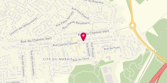 Plan de Pharmacie du IV, 123 Rue Cyprien Quinet, 62220 Carvin