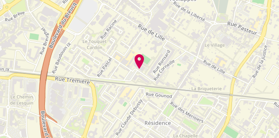 Plan de Pharmacie Kennedy Mortier, 53 Rue Corneille, 59491 Villeneuve-d'Ascq