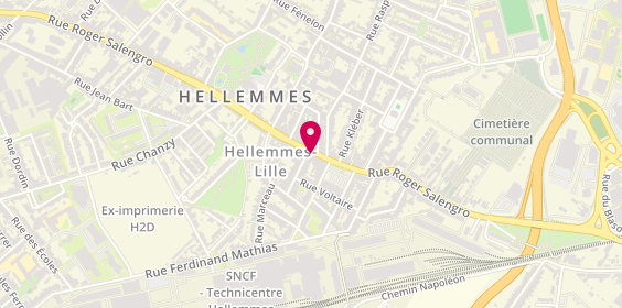 Plan de Pharmacie de la Métropole, 218 Rue Roger Salengro, 59260 Hellemmes Lille