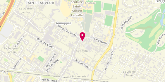 Plan de Pharmacie d'Annapes, 7 Place de la Republique, 59650 Villeneuve-d'Ascq
