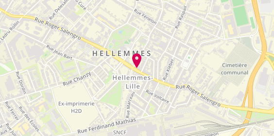 Plan de Grande Pharmacie Hellemmoise, 209 Rue Roger Salengro, 59260 Lille