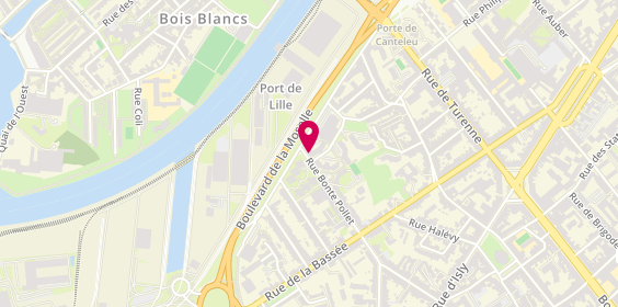 Plan de Pharmacie du Port Fluvial, 56 Rue Bonte Pollet, 59000 Lille