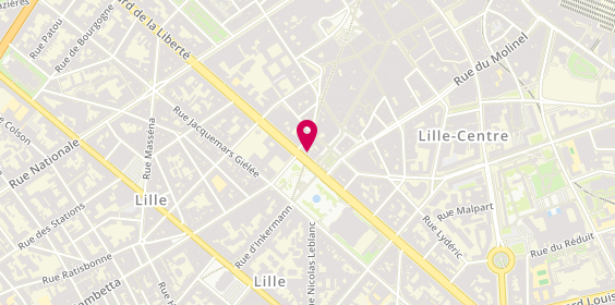 Plan de Pharmacie de la Liberté, 141 Boulevard de la Liberte, 59800 Lille